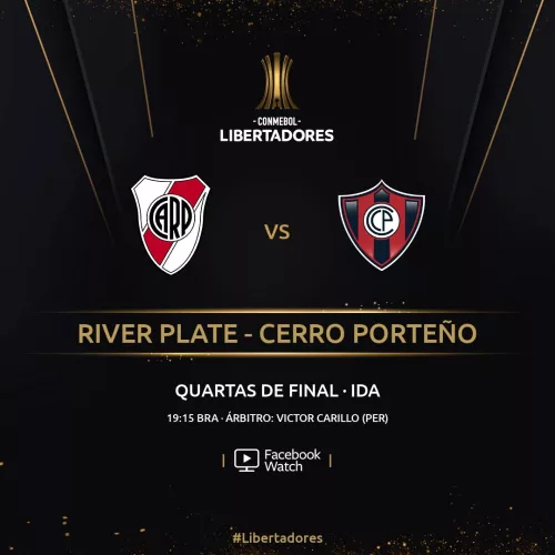 Saiba como assistir River Plate x Cerro Porteño pelo Facebook Watch