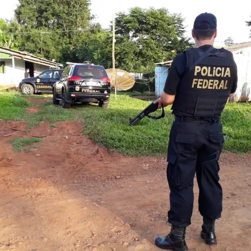 PF cumpre mais de 50 mandados em operação contra crimes motivados por disputa de terra indígena no Rio Grande do Sul. Foto: Divulgação/PF