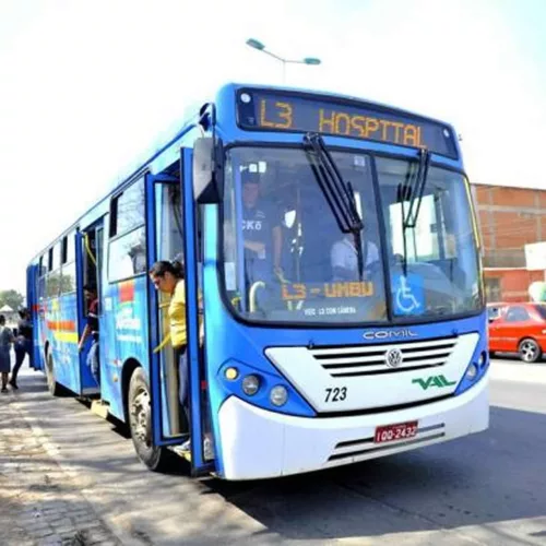 Ônibus da empresa VAL (Viação Alvorada). Foto: Arquivo / Prefeitura de Alvorada