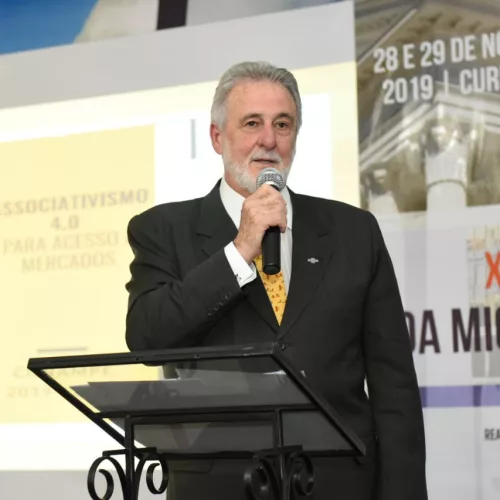 Carlos Melles durante abertura da XVI Convenção Nacional da Micro e Pequena Empresa. Foto: Luis Felipe Miretzki/Inove Foto