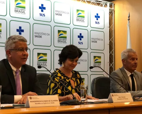 Ministério da Saúde fez o comunicado nesta quinta-feira (30). Foto: Carlos Américo / ASCOM MS