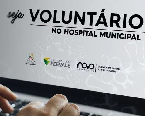 As inscrições são efetuadas pelo site www.feevale.br/voluntarios. Foto: Arte/PMNH
