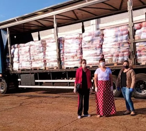 Entrega dos kits de alimentação escolar chega às regiões das Missões e Noroeste.  Foto: Divulgação / Seduc