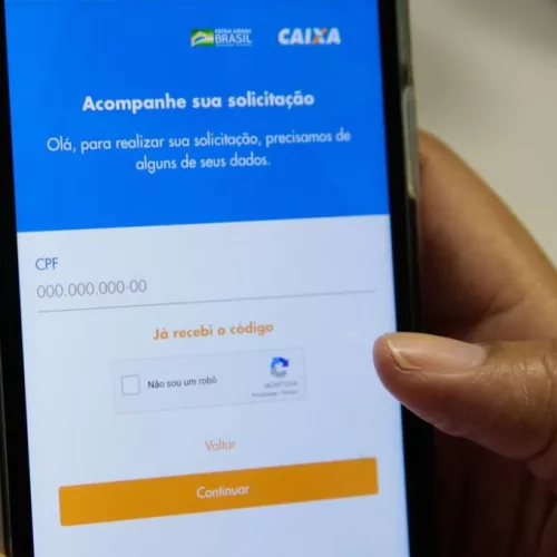 Lançamento do aplicativo Caixa Auxílio Emergencial. Foto: Marcello Casal Jr/ Agência Brasil 