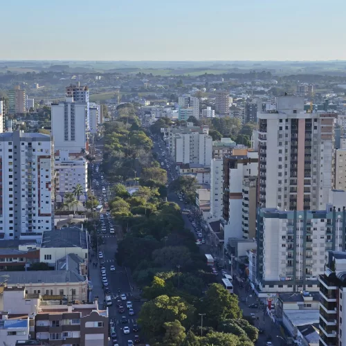 Vista aérea de Passo Fundo. Foto: Divulgação / Prefeitura de Passo Fundo