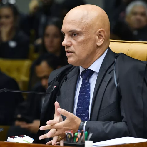 Ministro Alexandre de Moraes durante sessão plenária do STF. Foto: Carlos Moura/SCO/STF (12/02/2020)