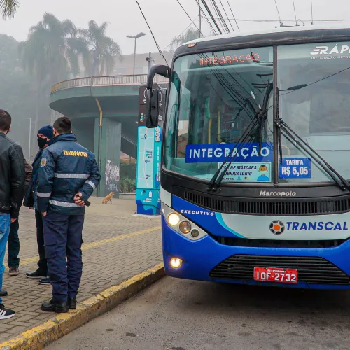 Ônibus da Transcal. Foto: Tony Capellão / Prefeitura de Canoas
