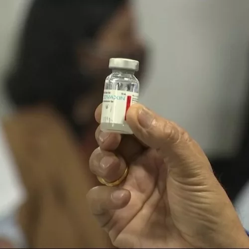 Vacina Covaxin. Foto: reprodução / TV Globo.