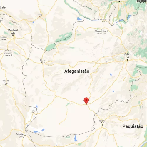 Kandahar fica a 500 km da capital, Cabul. Foto: reprodução / Google Maps