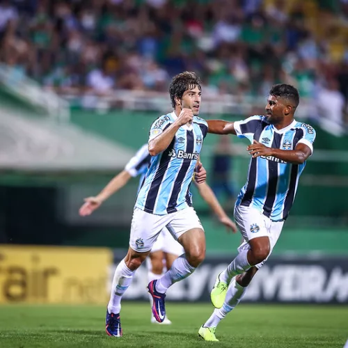 Lucas Silva marcou o primeiro gol do Grêmio - Foto: Lucas Uebel/Grêmio FBPA