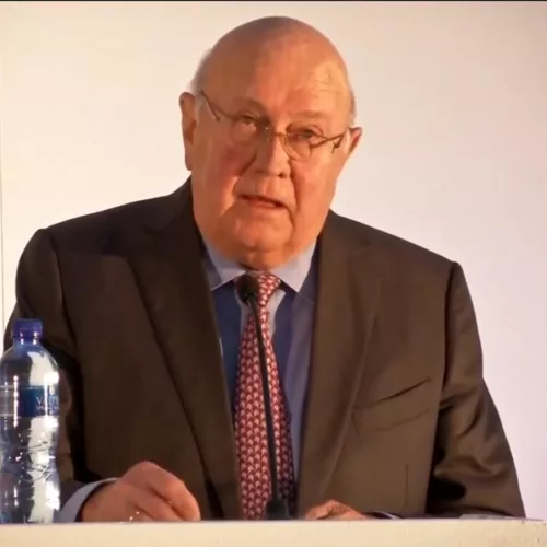 Ex-presidente da África do Sul Frederik de Klerk. Foto: reprodução / TV Globo