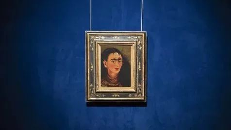 Quadro foi um dos últimos autorretratos da artista Frida Kahlo. Foto: Divulgação/Sotheby’s