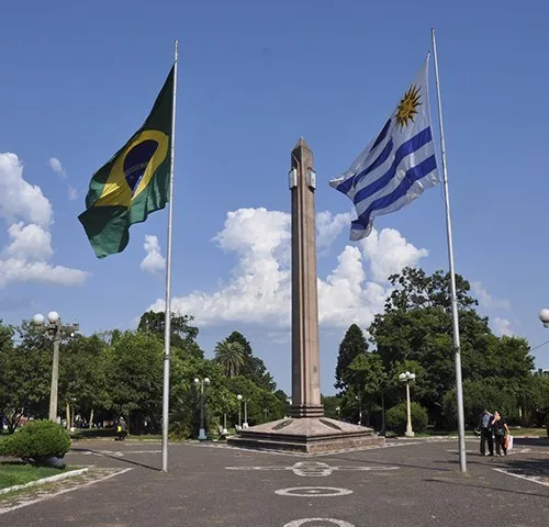 Fronteira do Brasil com o Uruguai. Foto: Divulgação 