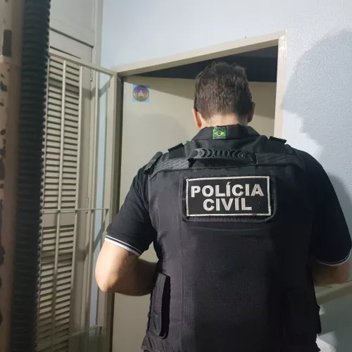 Cumprimento de mandados na Operação Ouro de Tolo. Foto: Polícia Civil / Divulgação