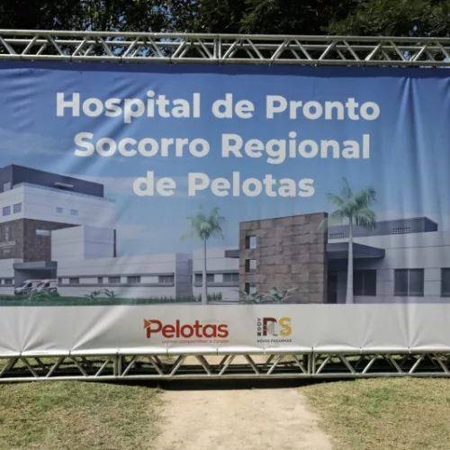 Hospital terá 121 leitos clínicos, dez de UTI adulto e dez para pediatria, além de cinco salas cirúrgicas. Foto: Itamar Aguiar / Palácio Piratini