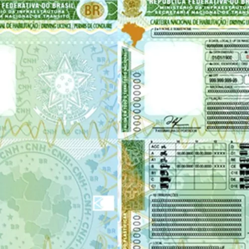Documento incorporou código internacional utilizado nos passaportes. Foto: Conselho Nacional de Trânsito 