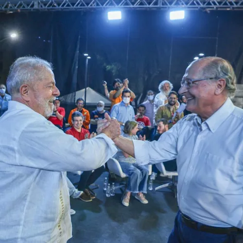 Luiz Inácio Lula da Silva, do PT, e Geraldo Alckmin, do PSB. Foto: Ricardo Stuckert
