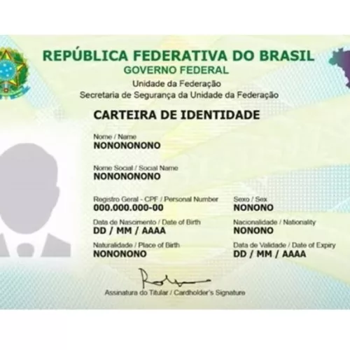 Nova Carteira de Identidade Nacional. Foto: Divulgação / IGP-RS