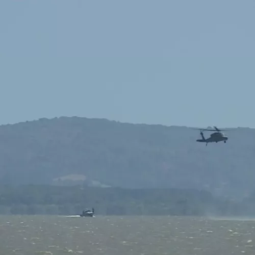 Buscas a piloto desaparecido prosseguem em Porto Alegre. Foto: reprodução de vídeo / RBS TV