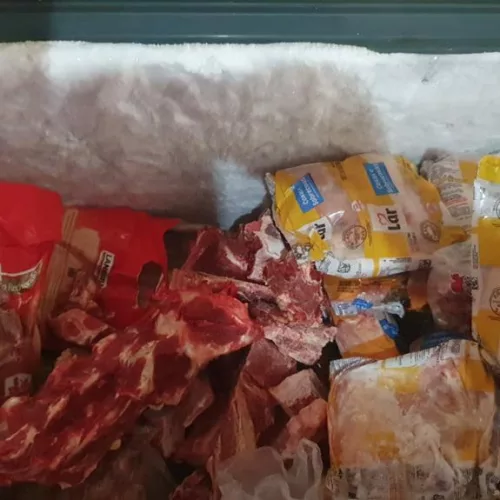Imagem das carnes apreendidas. Foto: Divulgação/MPRS