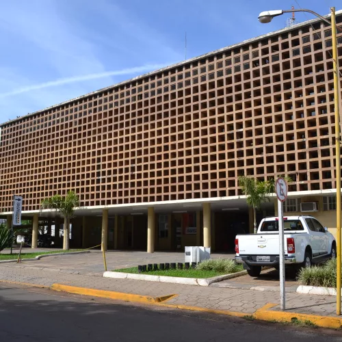 Imagem do prédio da Prefeitura de São Borja