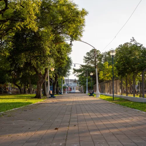 Praça Argentina, em Uruguaiana. Foto: prefeitura de Uruguaiana / Divulgação