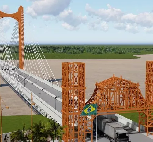 Imagem do projeto da ponte. Foto: Divulgação/Oito Arquitetura e Sustentabilidade