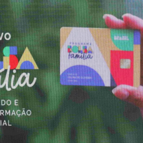 Imagem de lançamento do novo Bolsa Família. Crédito: Lula Marques/Agência Brasil