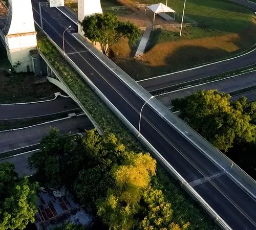 Imagem da ponte internacional entre Brasil e Argentina, em Uruguaiana. Foto: Divulgação/Dnit