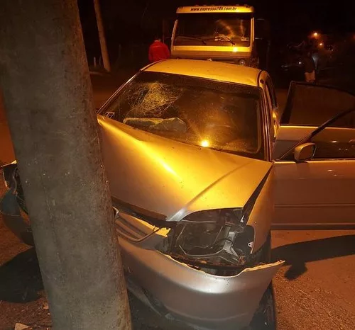 Motorista perdeu o controle do veículo. Foto: Divulgação/Polícia Civil 