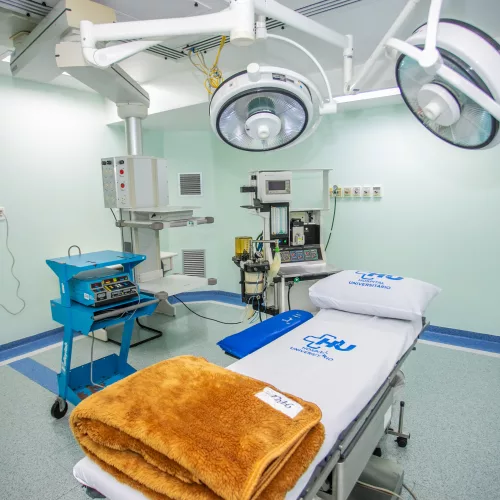 Sala de cirurgia do Hospital Universitário de Canoas. Crédito: Derli Colomo Junior / Prefeitura de Canoas