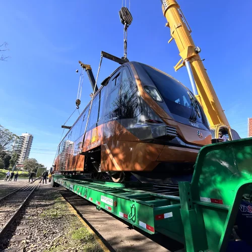 O trem deve entrar em operação ainda em 2023 com o passeio denominado “Trem do Pampa”. Foto: Divulgação 