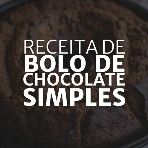 Receita de Bolo de Chocolate Simples (Arte: Rosana Klafke/Agora RS)