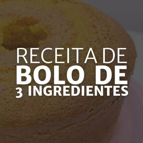 Bolo de 3 ingredientes (Arte: Rosana Klafke/Agora RS)