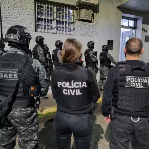 Mandados foram cumpridos também no Presídio Estadual de São Leopoldo. Crédito: Polícia Civil / Divulgação