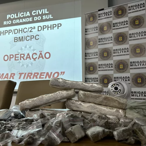 Operação Mar Tirreno foi deflagrada em Porto Alegre. Crédito: DCS, Polícia Civil / Divulgação