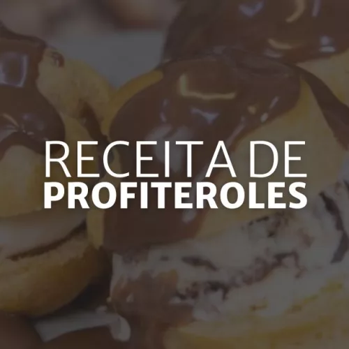 Receita de Profiteroles (Arte: Rosana Klafke/Agora RS)