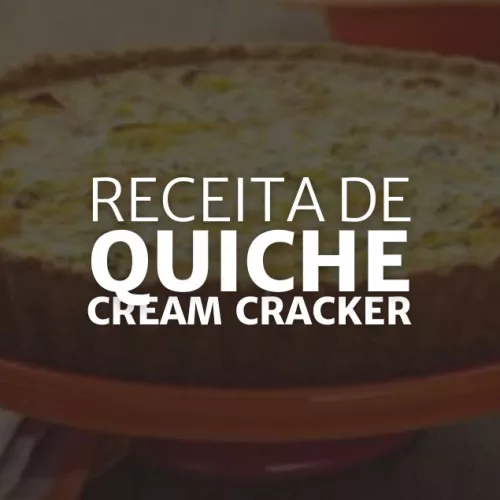 Receita de Quiche com Cream Cracker (Arte: Rosana Klafke/Agora RS)