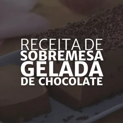 Receita de Sobremesa Gelada de Chocolate com Leite Condensado (Arte: Rosana Klafke/Agora RS)