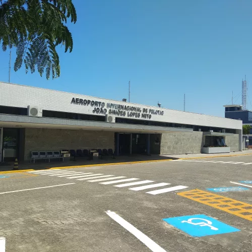 Imagem do Aeroporto de Pelotas. Foto: Rosana Klafke/Agora RS