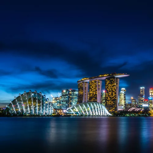 Vista de Baia de San Marina em Singapura. Foto: Mike Enerio/Unsplash