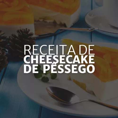 Receita de Cheesecake de Pêssego (Arte: Rosana Klafke/Agora RS)