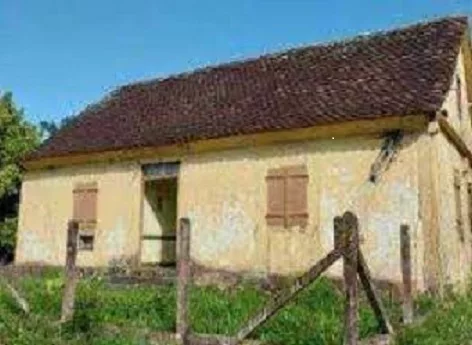 Imagem da casa  bicentenária em Estância Velha.